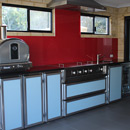 Cabinets manufactured by Mayes Metal Works